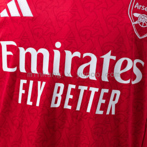 Camiseta Arsenal 2023/24 Local Manga Larga - detalle tejido