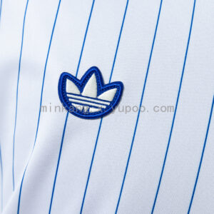 Camiseta Chelsea 1979 Retro Local - detalle tejido y pinstripes