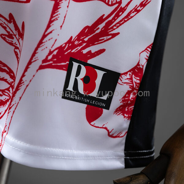 Camiseta Chelsea 2023/24 Pre-Match - detalle patrón floral rojo