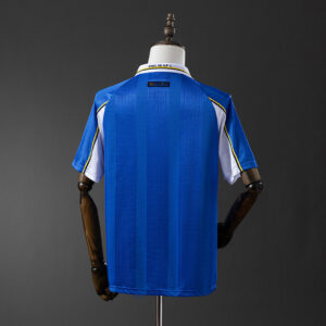 Camiseta Chelsea FC 2001/02 Local Retro - detalle diseño de las mangas