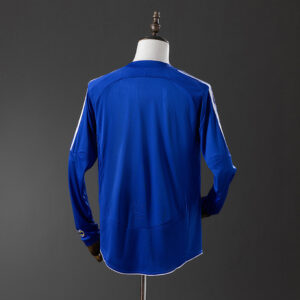 Camiseta Chelsea F.C. 2011/12 Retro Local Manga Larga - detalle cuello