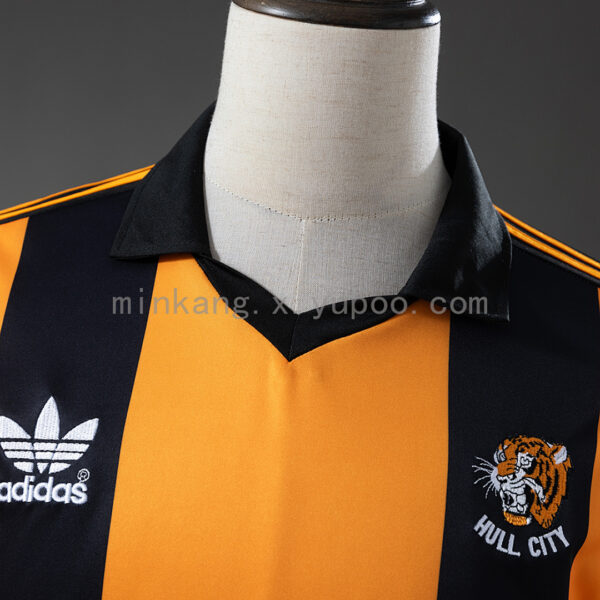 Camiseta Hull City 1980 Retro Local Manga Larga - vista frontal