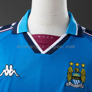 Camiseta Manchester City 1997/98 Retro Local - vista trasera
