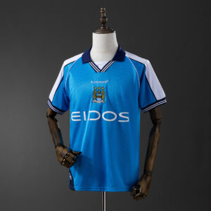 Camiseta Manchester City 1999/2000 Local Retro - vista frontal