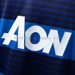 Camiseta Manchester United 2011/12 Retro Visita - detalle