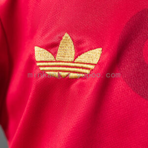 Camiseta Manchester United 1990/91 Retro Local Niño - detalle patrón gráfico