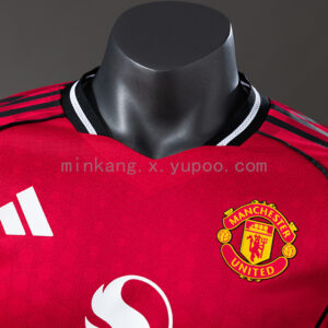 Camiseta Manchester United 2023/24 Local Versión Jugador Manga Larga - detalle