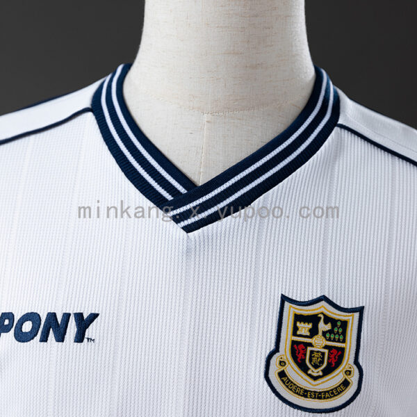 Camiseta Tottenham Hotspur 1995/96 Retro Local - textura de la tela