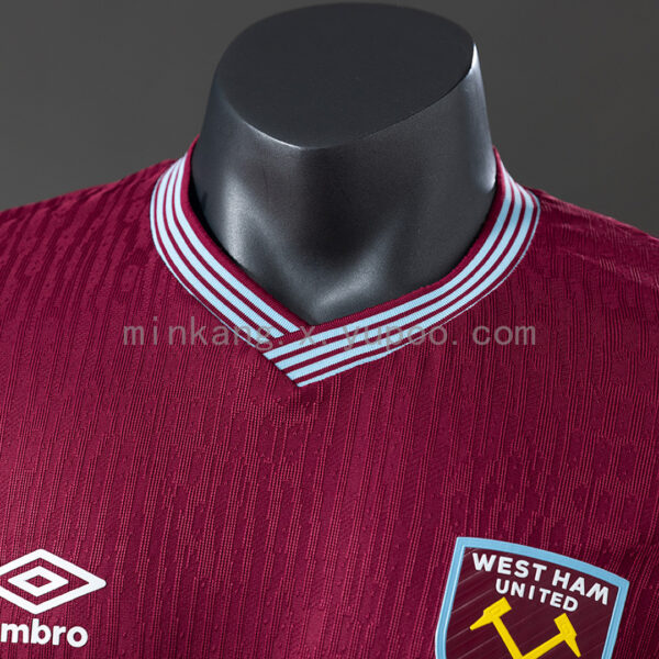 Camiseta West Ham United 2021/22 Local Versión Jugador - vista lateral derecha