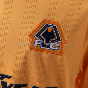 Camiseta Wolverhampton Wanderers 1990/91 Local - detalle tejido