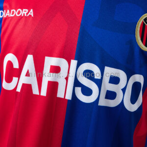 Camiseta Bologna 1998/99 Retro Local - detalle de la manga
