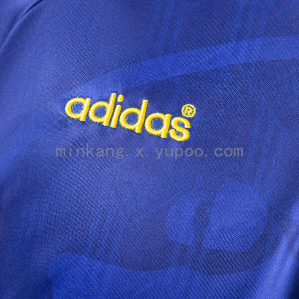 Camiseta Club América 1990/91 Visita Manga Larga - detalle del cuello y botones