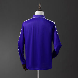 Camiseta Fiorentina 1998 Retro Local Manga Larga - detalle cuello y botonadura