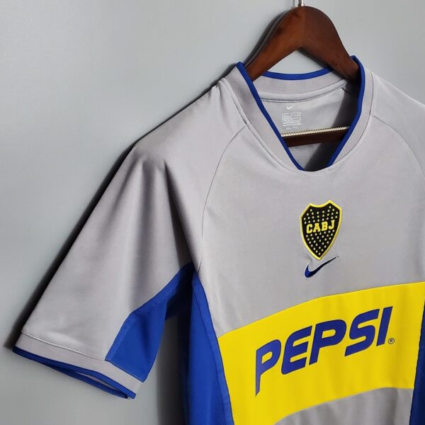 Camiseta Boca Juniors 2002 Alternativa Retro - detalle