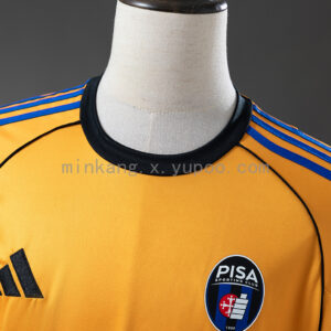 Camiseta Pisa 2024/25 Visita - detalle cuello y costuras