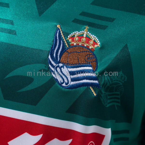 Camiseta Real Sociedad 1981/82 Retro Visita — detalle manga