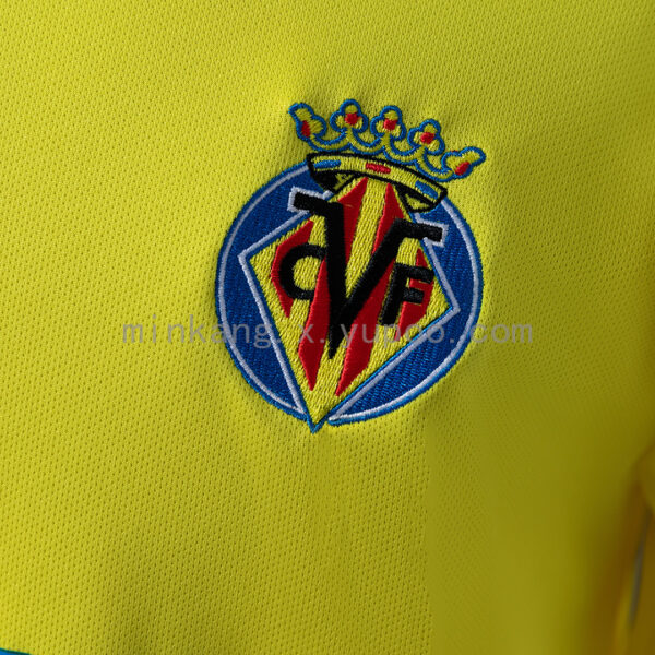 Camiseta Villarreal 2015/16 Local Manga Larga - detalle