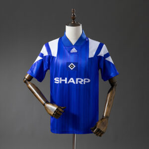 Camiseta Hamburger SV 1990 Retro Local - detalle escudo
