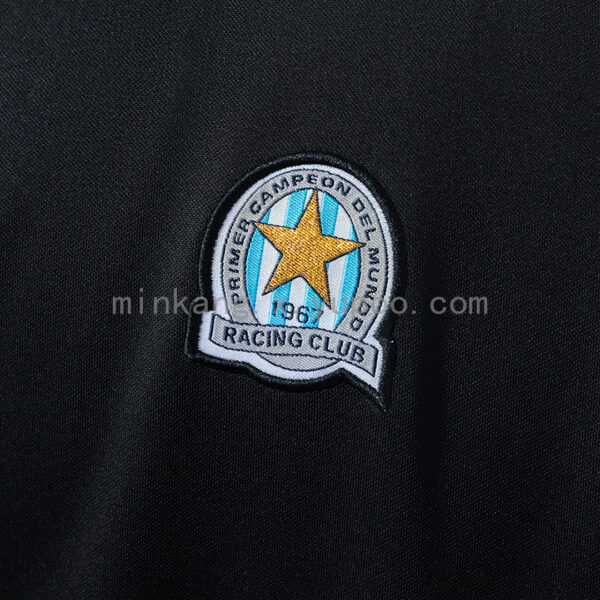 Camiseta Racing Club Retro Entrenamiento - detalle dobladillo inferior