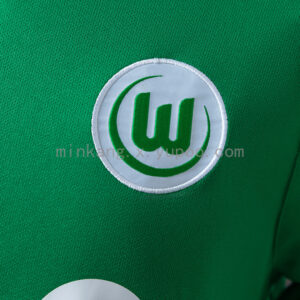 Camiseta Wolfsburg 2008/09 Local - detalle manga