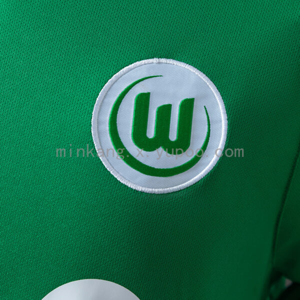 Camiseta Wolfsburg 2008/09 Local - detalle manga