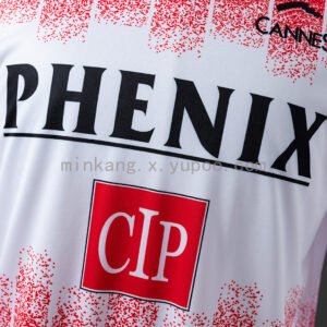 Camiseta AS Cannes 1991 Retro Local Manga Larga - vista frontal