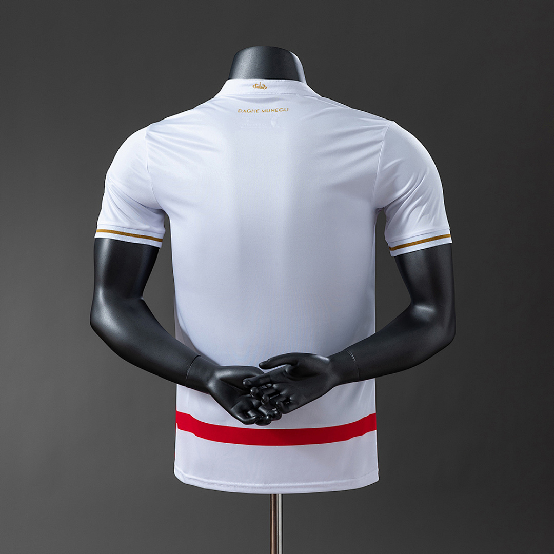 Camiseta AS Monaco 2000 Retro Local - vista frontal