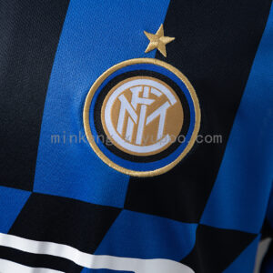 Camiseta Inter Milan 1999/2000 Visita Retro - detalle tejido y texturizado