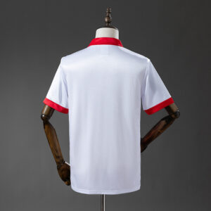 Camiseta 1. FC Köln 1999/00 Retro Local - detalle franjas