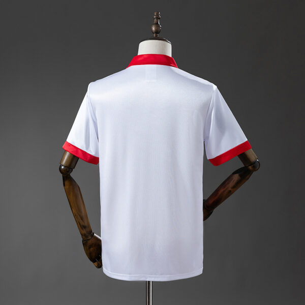 Camiseta 1. FC Köln 1999/00 Retro Local - detalle franjas