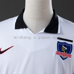 Camiseta Colo Colo 1991 Retro Local - detalle cuello polo