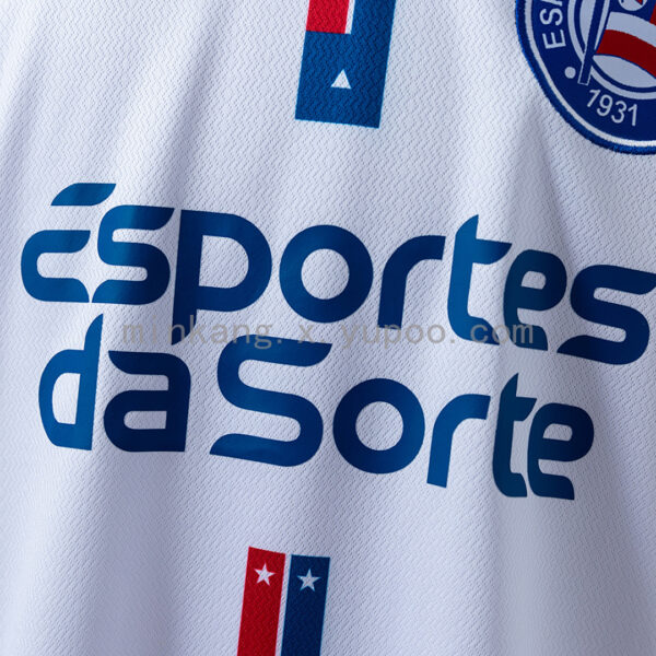 Camiseta Bahia 2023/24 Local — detalle dobladillo inferior