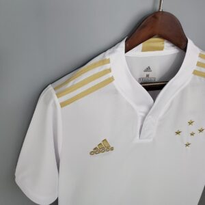 Camiseta Cruzeiro 2023/24 Visita — detalle tejido