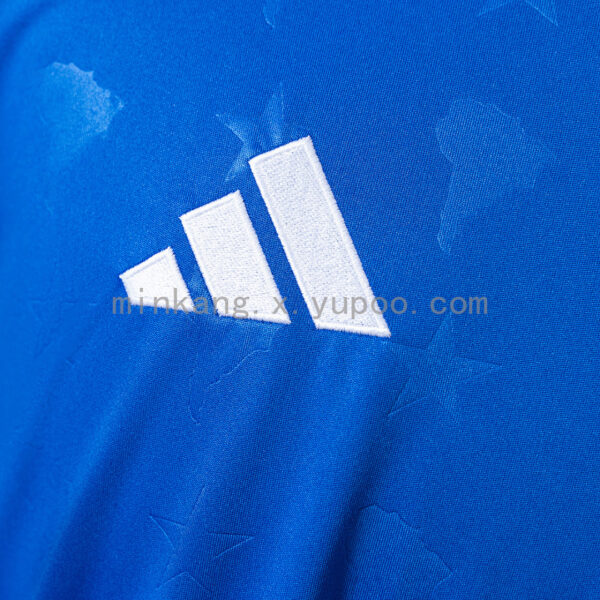 Camiseta Cruzeiro 2023/24 Local Manga Larga — detalle puño