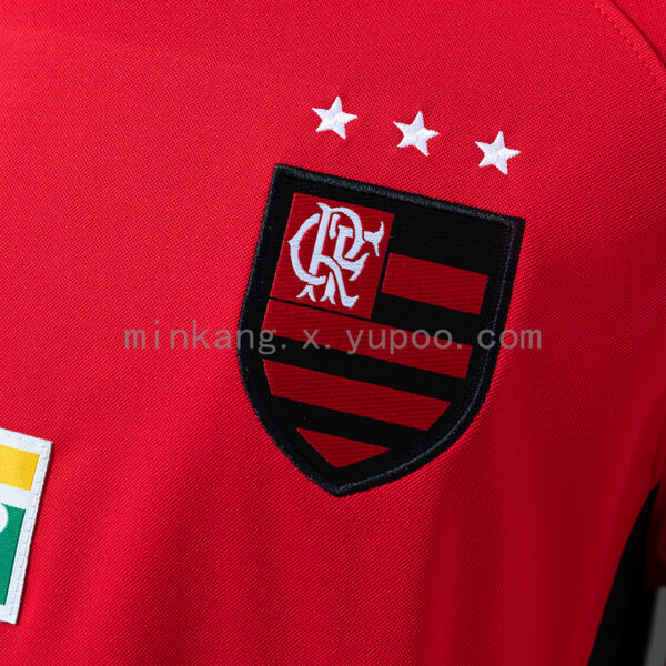 Camiseta Flamengo 1999/2000 Retro Local — detalle tela y textura