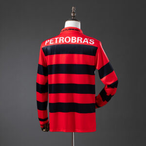 Camiseta Flamengo 2019/20 Local Manga Larga — detalle tejido