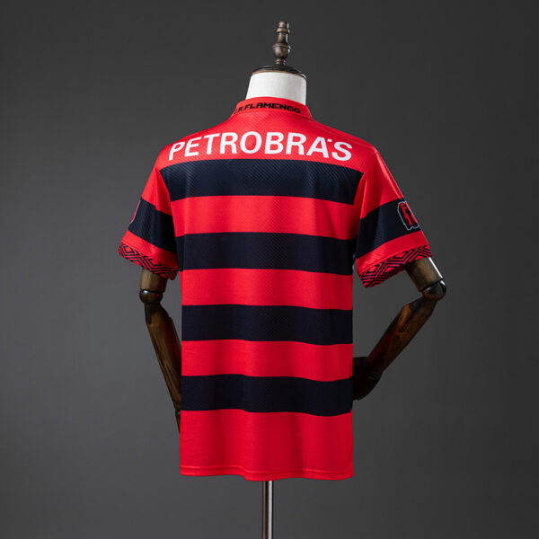 Camiseta Flamengo 1995/96 Retro Local — detalle tejido