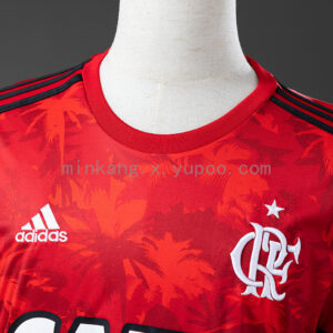Camiseta Flamengo 2016/17 Retro Visita — detalle cuello