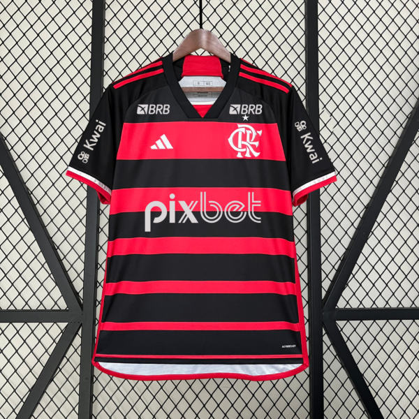 Camiseta Flamengo 2023/24 Local — detalle tejido