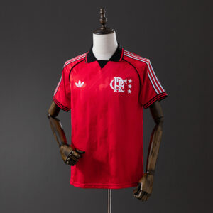 Camiseta Flamengo 1987 Retro Local — vista frontal completa