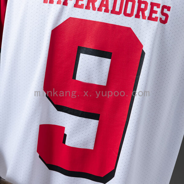 Camiseta Flamengo 2024/25 Local Imperadores — detalle texto "Imperadores"