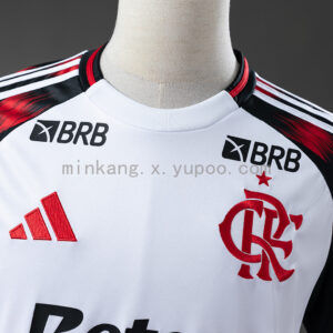 Camiseta Flamengo 2023 Visita — detalle del patrón de la tela
