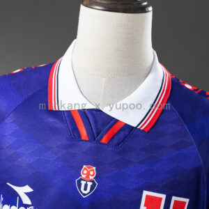 Camiseta Universidad de Chile 1990 Retro Local Manga Larga - vista angulo