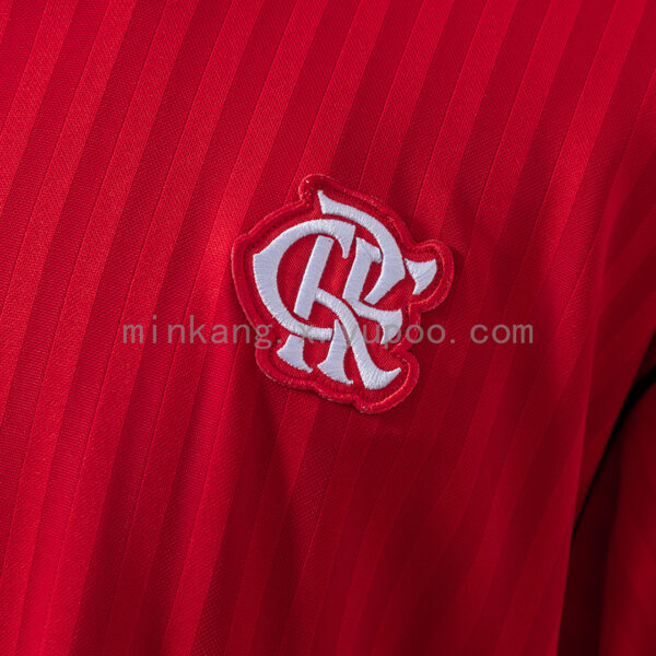 Camiseta Flamengo 1988 Retro Alternativa — detalle del tejido
