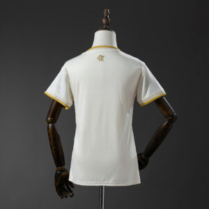 Camiseta Flamengo 1989 Retro Tercera — detalle de textura o dobladillo inferior