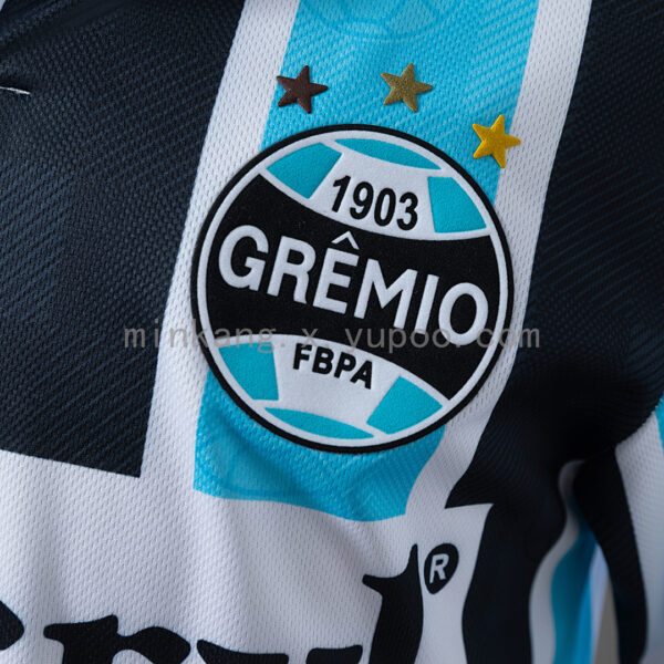 Camiseta Grêmio 1995 Retro Local — detalle costuras
