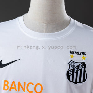 Camiseta Santos FC 2023/24 Local Manga Larga — detalle textura de tejido