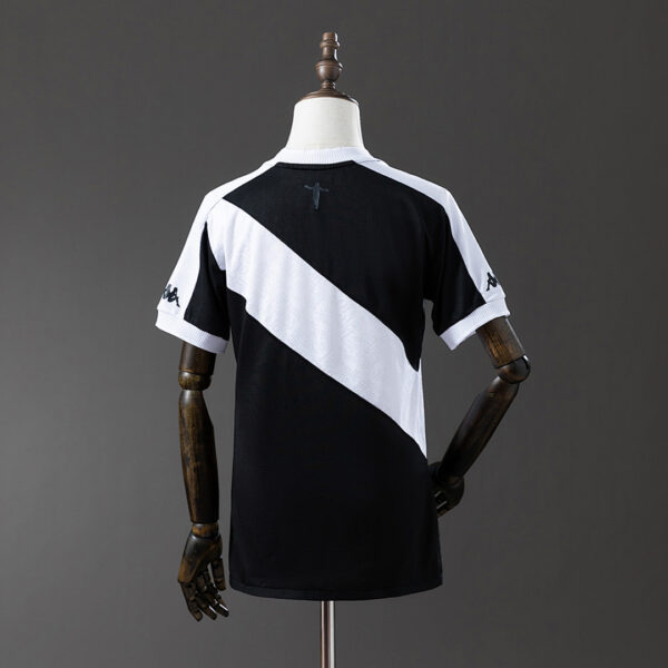 Camiseta Vasco da Gama 2024 Local Mujer — detalle bajo camiseta