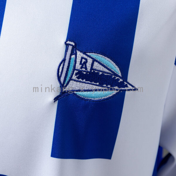 Camiseta Deportivo Alavés 2000/01 Retro Local — detalle hombro