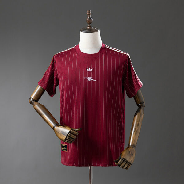 Camiseta Arsenal 1988 Retro Pinstripe Edición Especial - vista frontal